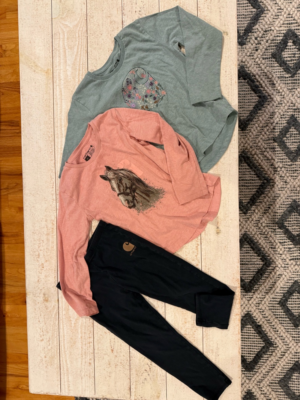 Carhartt Long-Sleeve Tees and Leggings